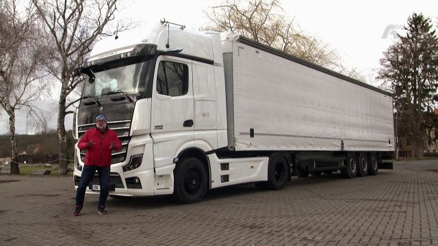 Test tahače Mercedes-Benz Actros 5 1853 LS 4x2