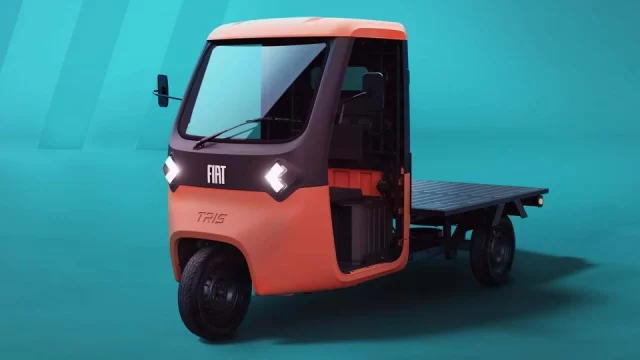 Z rozvojových zemí do Evropy. Fiat představil pracovní tříkolku, je samozřejmě na baterky