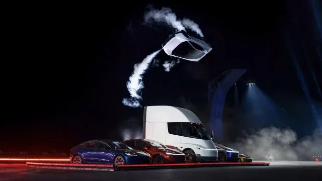 Musk se zbláznil. Nejnovější Tesla létá, skáče, jezdí hlavou dolů a posouvá absurditu na novou úroveň