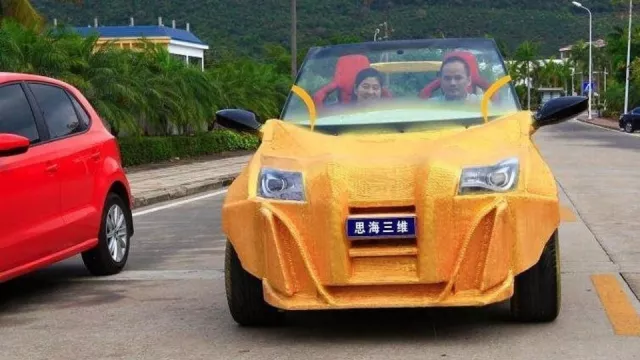První čínské auto vytištěné 3D vypadá jak…