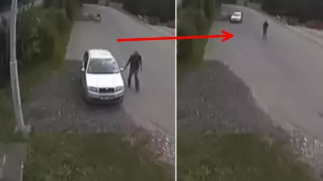 Doběhne to auto? I muži mají své dny! (Divácké video)