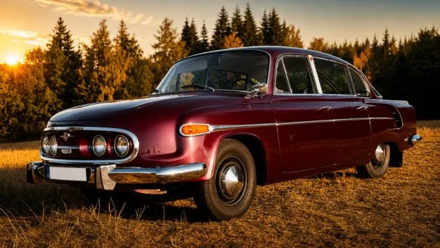 Nezvyklá Tatra 603 je právě na prodej. Neděsí komunistickou černou barvou a vypadá senzačně