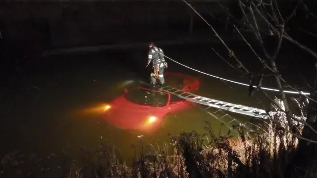 Utopené Ferrari v Rakousku