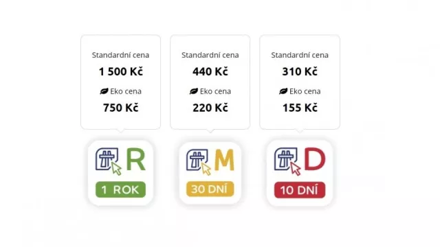 Od prosince končí papírové dálniční známky. Ty elektronické někteří vůbec nebudou potřebovat