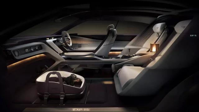 Místo spolujezdce sveze jezevčíka. Bentley ukázalo podobu svého divného elektromobilu