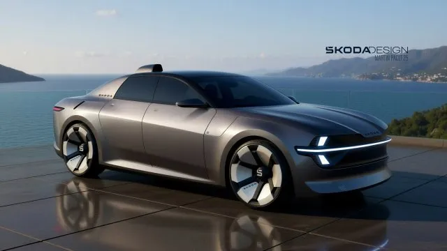 Škoda 100 je teď futuristická limuzína na elektřinu. Z původní lidovky zůstalo jen jméno