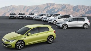 Volkswagen Golf patří mezi automobilové legendy. Podívejte se na všechny jeho generace