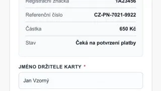 Podvodná stránka GOV.cz