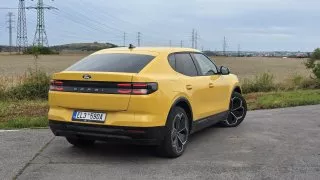 Testovaný Ford Capri.