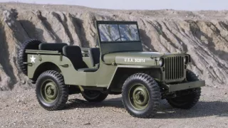 1941-1945 WILLYS MB v poušti