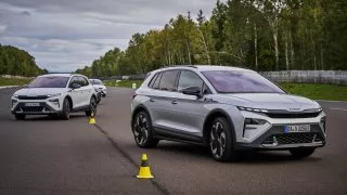 Škoda Enyaq RS a Elroq RS