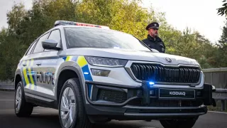 Škoda Kodiaq policie