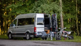 VW Crafter s vestavbou Sicar