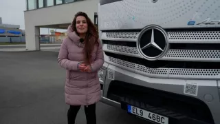 Recenze elektrického tahače Mercedes-Benz eActros