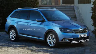 Škoda Fabia Scout Render
