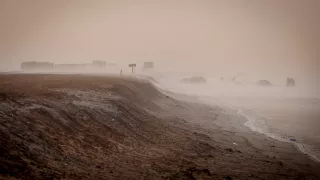 Vítr nahání sůl podobně jako písek na Sahaře