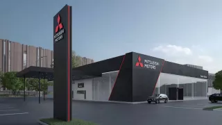 Mitsubishi nový design u dealerství