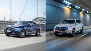 Budoucnost vs. minulost? Porovnali jsme elektrický Mercedes EQC s benzinovým GLC kupé