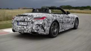 BMW Z4 testy Miramas