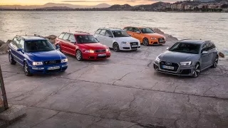 Audi RS4: Řada rychlých stěhováků střední třídy vy