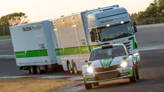 Servisní kamion Škoda Motorsport