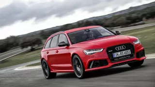 Audi RS6 Avant performance jede bez omezovače 305!