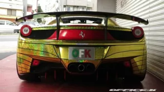 Ferrari 458 Spider Golden Shark od Office-K