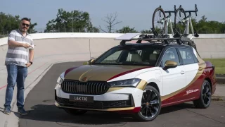 Z kombi vznikl pick-up pro cyklisty. Škoda ukázala nápaditý koncept pro Tour de France