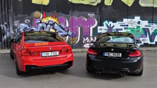 BMW M5 a M2 Competition