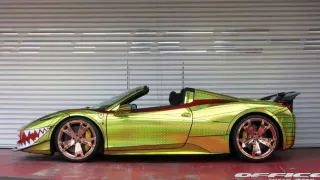 Ferrari 458 Spider Golden Shark od Office-K