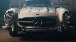 Porsche popřálo originálním způsobem Mercedesu k jeho 140. výročí. Tyhle fotky hovoří za vše