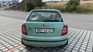 Škoda Fabia v barvě zelená Fantasy