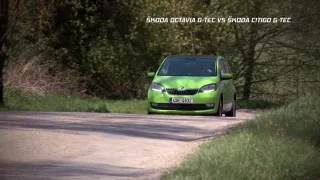 Srovnávací test plynové Škody Octavia G-TEC vs. plynové Škody Citigo G-TEC