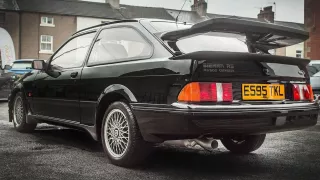 Ford Sierra RS500 Cosworth je vyhledávaná rarita. 