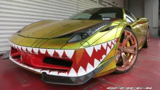 Ferrari 458 Spider Golden Shark od Office-K - hlav
