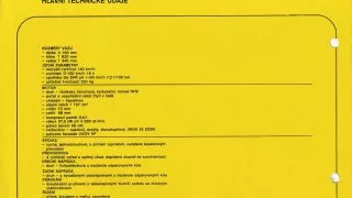 Brožura Škoda 110 R