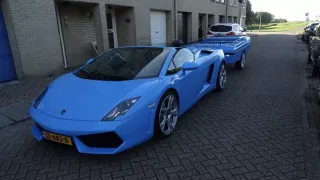 Lamborghini Gallardo s přívěsem 3