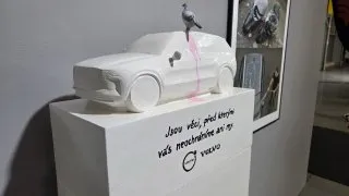Stánek Volvo na pražském e-Salonu