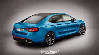 Škoda Superb RS Render