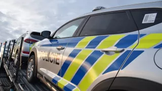 Policie předvedla nové vozy Hyundai Tucson. 6