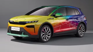 Škoda Elroq Respectline: Mladá Boleslav oslavuje rozmanitost duhovým elektromobilem