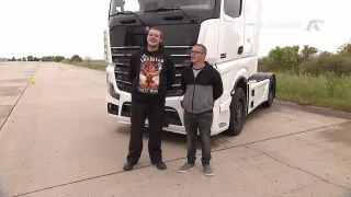 Soutěž s kamionem Mercedesem-Benz Actros