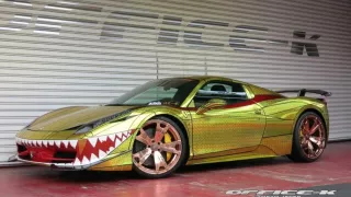 Ferrari 458 Spider Golden Shark od Office-K