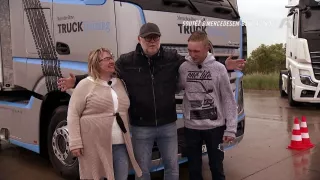 Soutěž s kamionem Mercedesem-Benz Actros