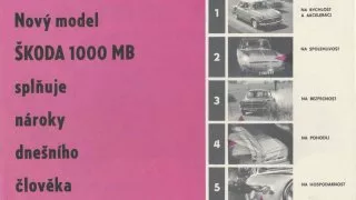 Brožura pro Škodu 1000 MB