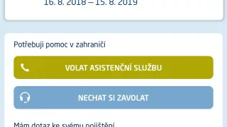 Z aplikace mohu rovnou volat, nebo si nechat zavol