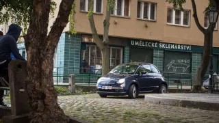 Fiat 500 1.4 16v ve městě 8