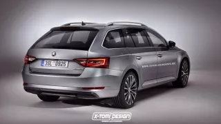 Škoda Superb Combi Render