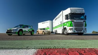 Servisní kamion Škoda Motorsport