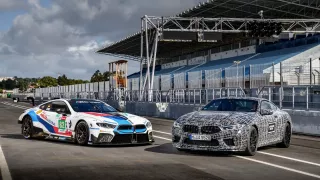 BMW M8 Coupe test Estoril